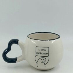 1 NOLU HAYRANINIM-AMOUR KUPA - SİYAH SAP SİYAH TURNET - 