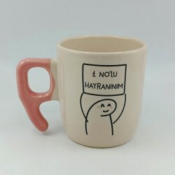 1 NOLU HAYRANINIM-NONA KUPA - PEMBE SAP - 