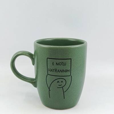 1 NOLU HAYRANINIM-OVAL KUPA - YEŞİL SAP YEŞİL GÖVDE YEŞİL İÇ - 1