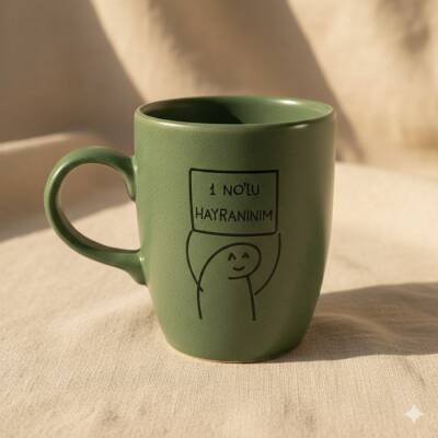 1 NOLU HAYRANINIM-OVAL KUPA - YEŞİL SAP YEŞİL GÖVDE YEŞİL İÇ - 1