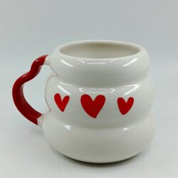 3 KIRMIZI KALP-KOVAN KUPA - KIRMIZI SAP - 