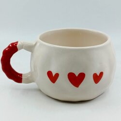 3 KIRMIZI KALP-TONTİK KUPA - KIRMIZI SAP - 