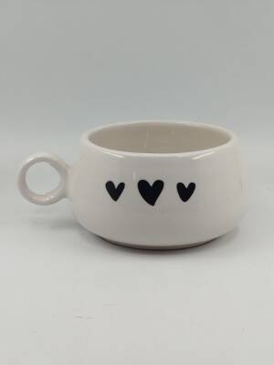 3 SİYAH KALP-LUNA KUPA - TRANSPARAN - 1