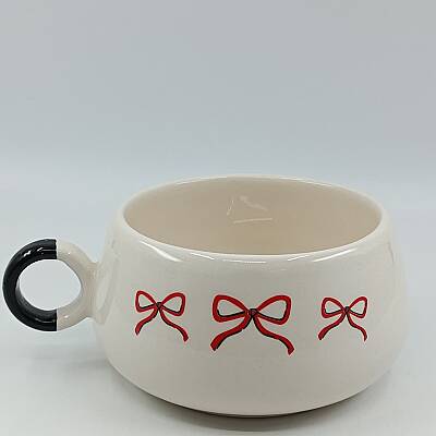 3LÜ KIRMIZI KURDELE-LUNA KUPA - SİYAH SAP - 1