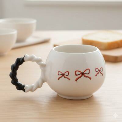 3LÜ KURDELE-BALONCUK KUPA - SİYAH SAP - 1