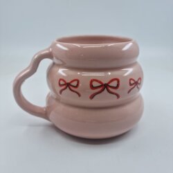 3LÜ KURDELE-KOVAN KUPA - PEMBE SAP PEMBE GÖVDE - 