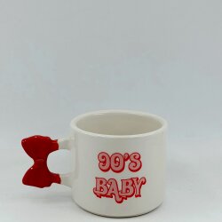 90S BABY-KURDELE KUPA - KIRMIZI SAP - 