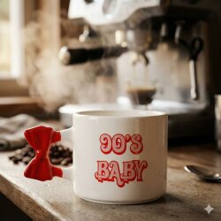 90S BABY-KURDELE KUPA - KIRMIZI SAP - 