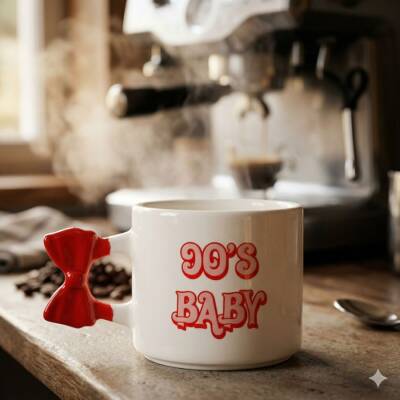 90S BABY-KURDELE KUPA - KIRMIZI SAP - 1