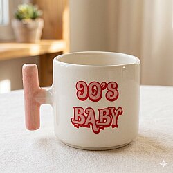 90S BABY-T KUPA - PEMBE SAP - 