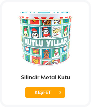 SİLİNDİR METAL KUTU
