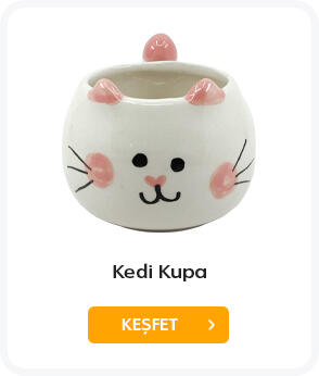 3D KEDİ KUPA