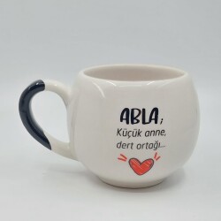 ABLA KÜÇÜK ANNE - BALON KUPA - SİYAH SAP - 