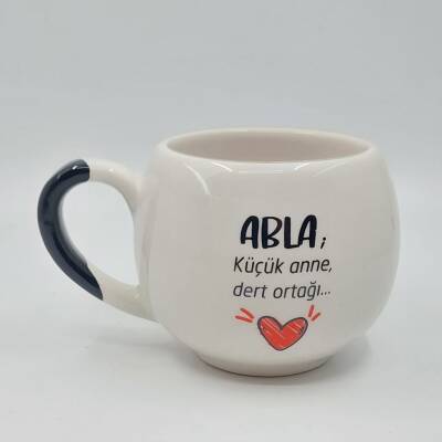 ABLA KÜÇÜK ANNE - BALON KUPA - SİYAH SAP - 1