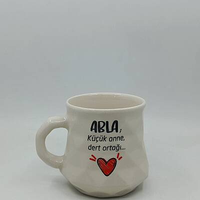 ABLA KÜÇÜK ANNE-KAMPANYALI KUPA - TRANSPARAN ELMAS ÇAY FİNCANI - 1