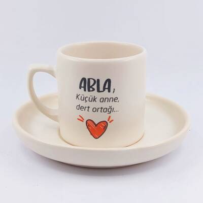 ABLA KÜÇÜK ANNE-VENÜS TÜRK KAHVESİ FİNCANI - TRANSPARAN - 1