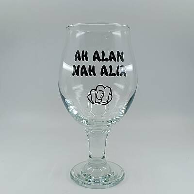 AH ALAN NAH ALIR-CAM BİRA BARDAĞI - ŞEFFAF - 1