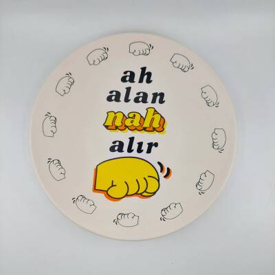 AH ALAN NAH ALIR-SATÜRN SUNUM TABAĞI - TRANSPARAN GÖVDE - 1