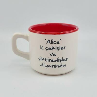 ALİCE İÇ ÇEKİŞLER DİYARINDA-VENUS KUPA - KIRMIZI İÇ - 1