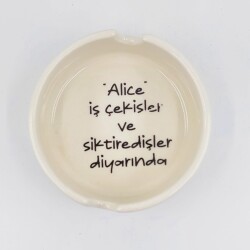 ALİCE İÇ ÇEKİŞLER DİYARINDA-YUVARLAK KÜÇÜK KÜLLÜK - TRANSPARAN - 