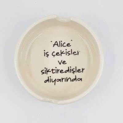 ALİCE İÇ ÇEKİŞLER DİYARINDA-YUVARLAK KÜÇÜK KÜLLÜK - TRANSPARAN - 1