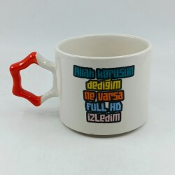 ALLAH KORUSUN DEDİĞİM -YILDIZ KUPA - TURUNCU SAP - 