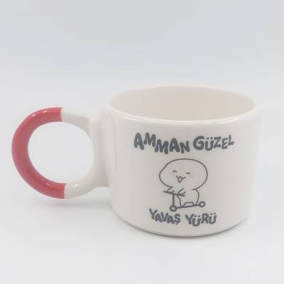 AMMAN GÜZEL YAVAŞ YÜRÜ - DÜĞÜM KUPA - KIRMIZI SAP - 1