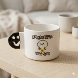 AMMAN GÜZEL YAVAŞ YÜRÜ-SMİLE KUPA - SİYAH SAP - 