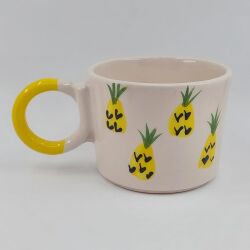 ANANAS - 3D-DÜĞÜM KUPA - SARI SAP - 