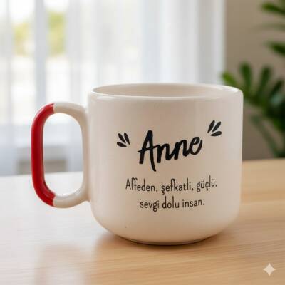 ANNE - ARYA ÇAY FİNCANI - KIRMIZI SAP - 1