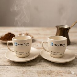 ANNE DUASI-İKİLİ TÜRK KAHVESİ FİNCANI - TRANSPARAN - 