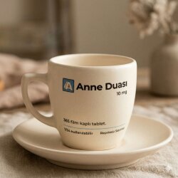 ANNE DUASI-KLASİK TÜRK KAHVESİ FİNCANI - TRANSPARAN GÖVDE - 