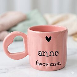 ANNE FAVORİMSİN-EROS KUPA - PEMBE SAP PEMBE GÖVDE - 