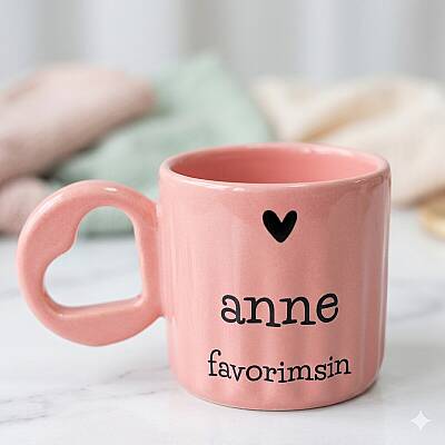 ANNE FAVORİMSİN-EROS KUPA - PEMBE SAP PEMBE GÖVDE - 1