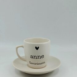 ANNE FAVORİMSİN-KLASİK TÜRK KAHVESİ FİNCANI - TRANSPARAN GÖVDE - 