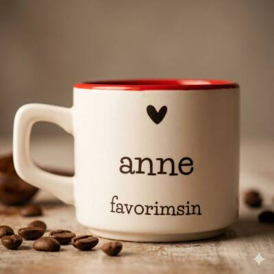 ANNE FAVORİMSİN-VENUS KUPA - KIRMIZI İÇ - 1