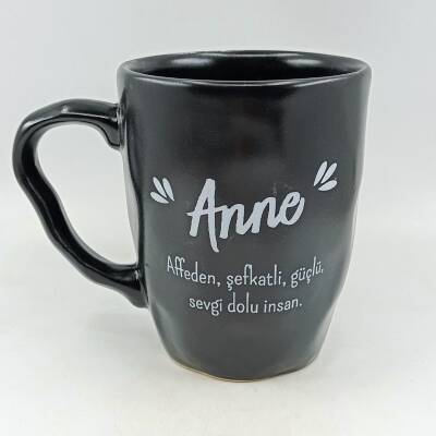 ANNE -KAMPANYALI KUPA - OVAL KULP UZUN SAP SİYAH - 1