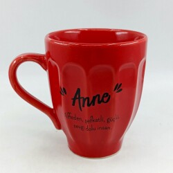 ANNE -KAMPANYALI KUPA - UZUN FORM KIRMIZI - 