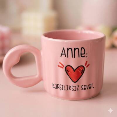 ANNE KARŞILIKSIZ SEVGİ-EROS KUPA - PEMBE SAP PEMBE GÖVDE - 1