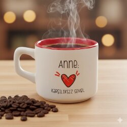 ANNE KARŞILIKSIZ SEVGİ - VENUS KUPA - KIRMIZI İÇ - 