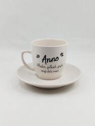 ANNE -KLASİK TÜRK KAHVESİ FİNCANI - TRANSPARAN - 