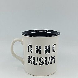 ANNE KUŞUM-İDA KUPA - TRANSPARAN SAP TRANSPARAN GÖVDE SİYAH İÇ - 