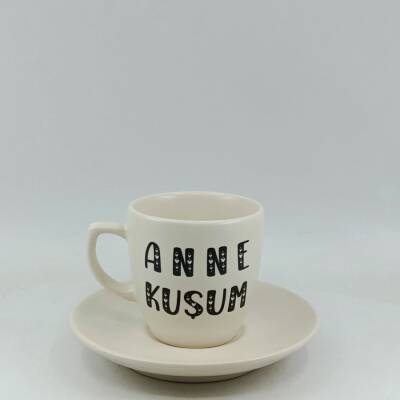 ANNE KUŞUM-KLASİK TÜRK KAHVESİ FİNCANI - TRANSPARAN GÖVDE - 1