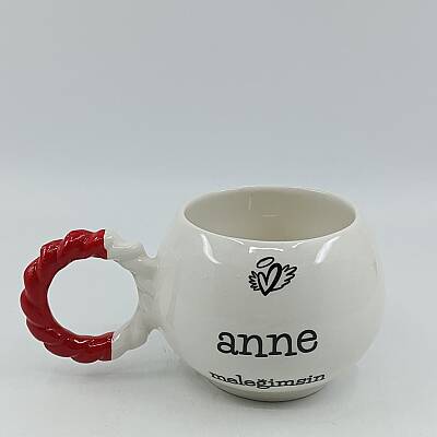 ANNE MELEĞİMSİN-BALONCUK KUPA - KIRMIZI SAP - 1