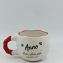 ANNE -NİVA KUPA - KIRMIZI SAP KIRMIZI TURNET - 