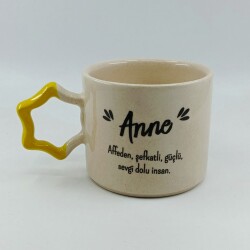 ANNE -YILDIZ KUPA - SARI SAP - 