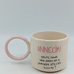 ANNECİM! ŞİMDİYE KADAR SANA-O KUPA - PEMBE SAP - 