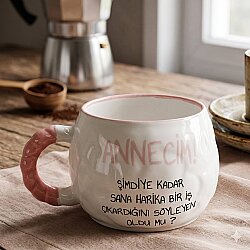 ANNECİM! ŞİMDİYE KADAR SANA-TONTİK KUPA - PEMBE SAP - 