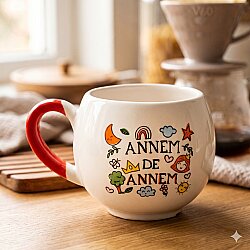 ANNEM DE ANNEM - BALON KUPA - KIRMIZI SAP - 