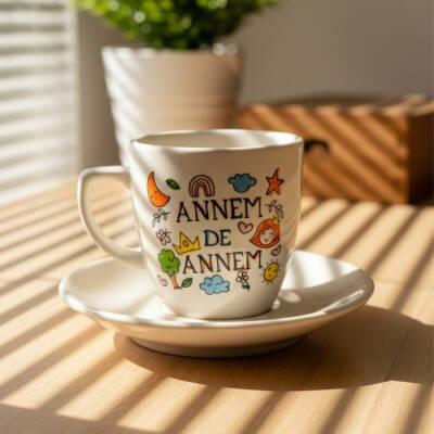 ANNEM DE ANNEM-KLASİK TÜRK KAHVESİ FİNCANI - TRANSPARAN - 1